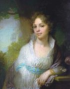 Vladimir Borovikovsky Portrait of Maria Lopukhina oil painting artist